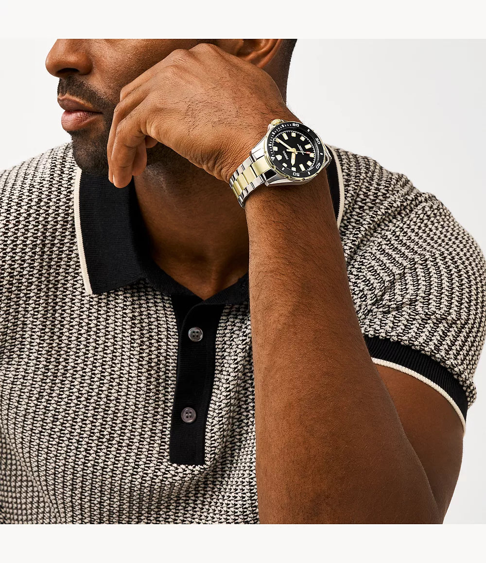 BQ2885 Fossil Dalton Reloj para caballero correa de metal