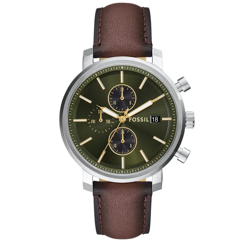 BQ2932 Reloj Fossil Rhett de hombre pulsera de cuero