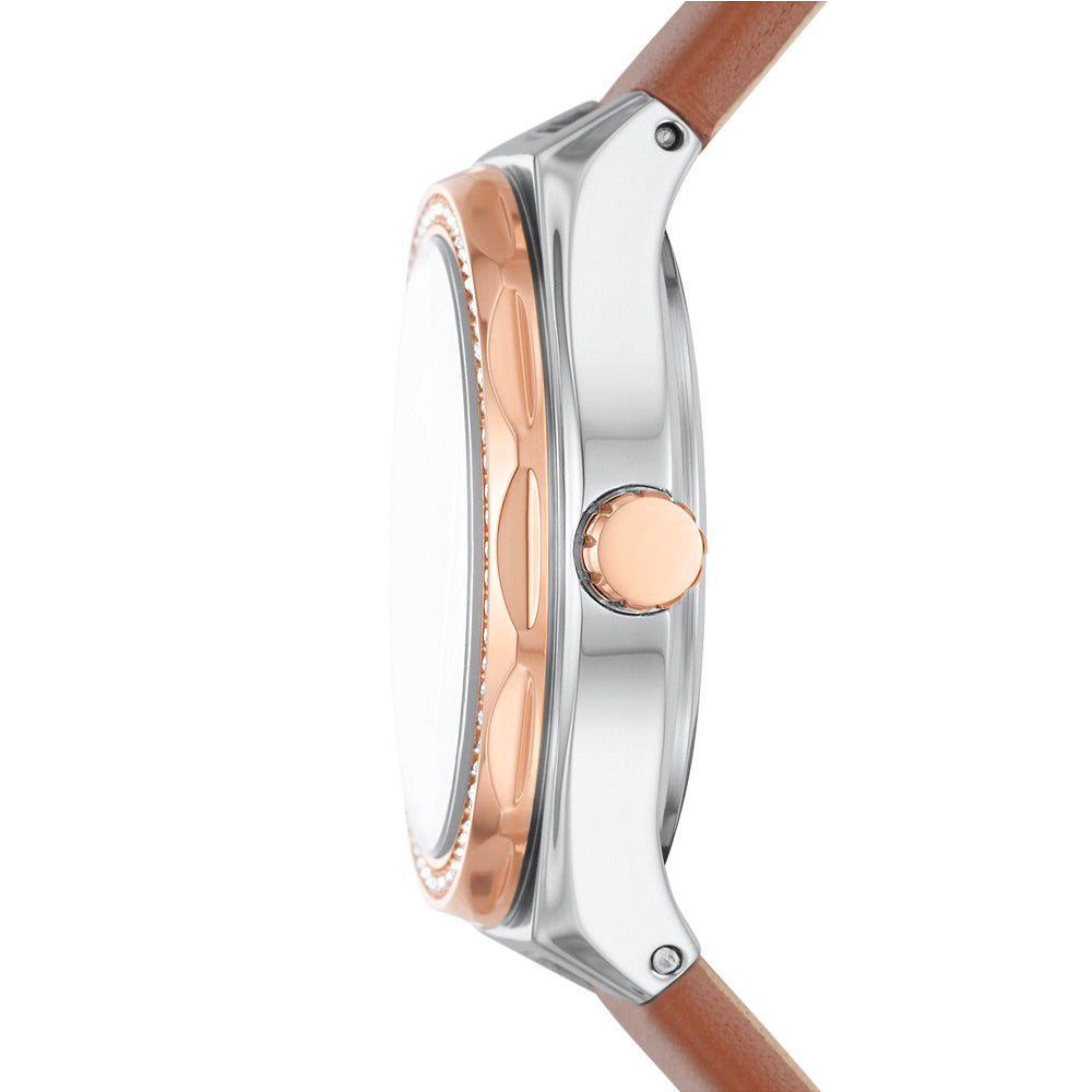 BQ3803 Reloj Fossil Eevie de dama banda de piel 30 mm