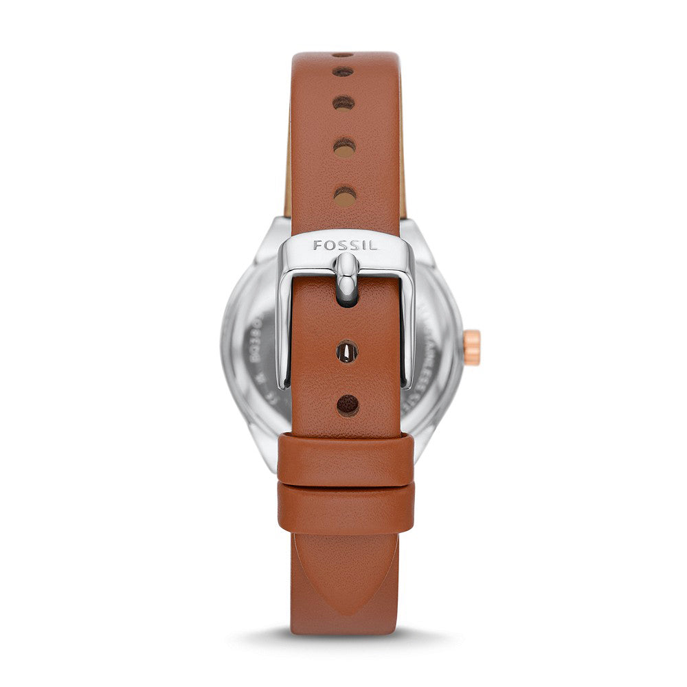 BQ3803 Reloj Fossil Eevie de dama banda de piel 30 mm