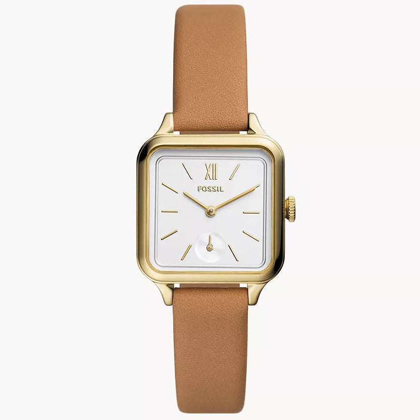 BQ3909 Reloj Fossil Colleen de mujer correa de cuero 28 mm