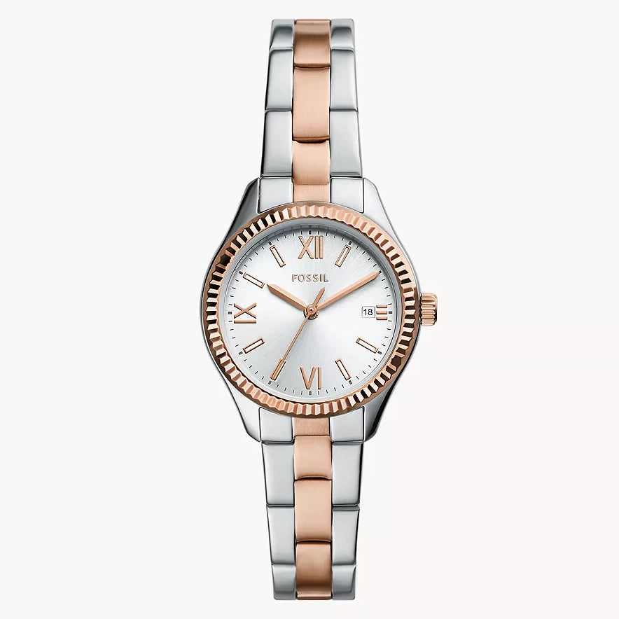 BQ3928 Fossil Rye de dama pulsera de metal