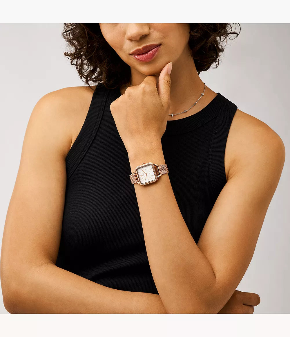 BQ3971 Fossil Reloj Colleen para mujer pulsera mesh