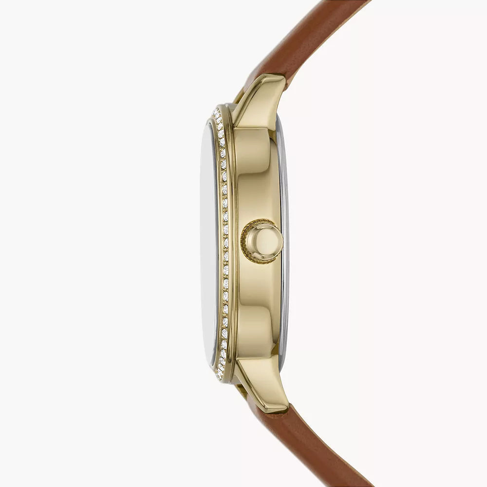 BQ3973 Reloj Fossil Penny de dama pulsera de piel 23 mm
