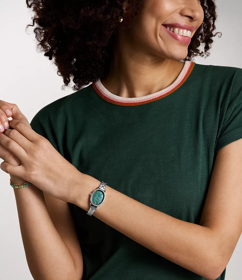 BQ5002 Fossil Penny de dama pulsera de metal