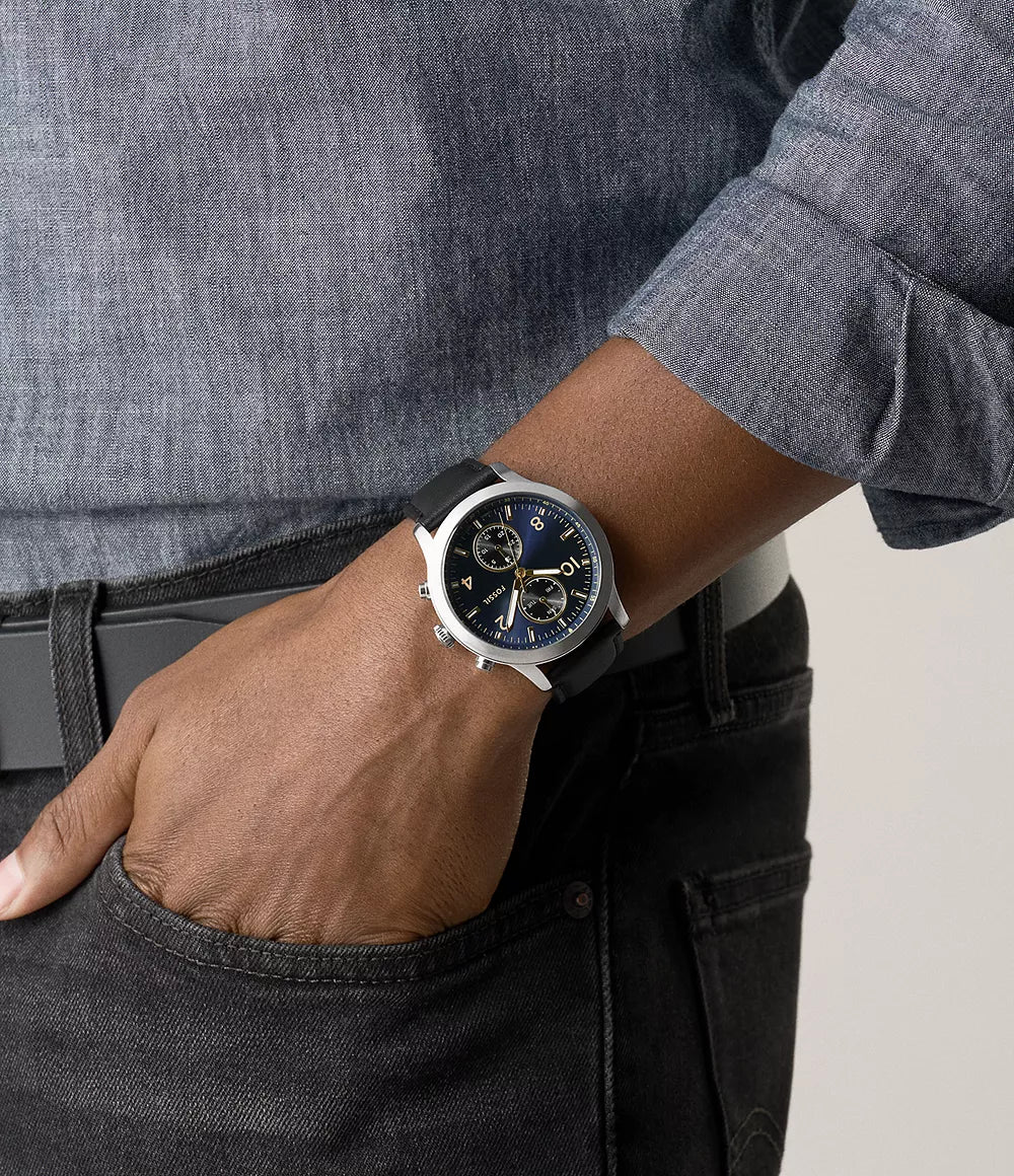 BQM7104 Reloj Fossil Fenmore de hombre pulsera de piel