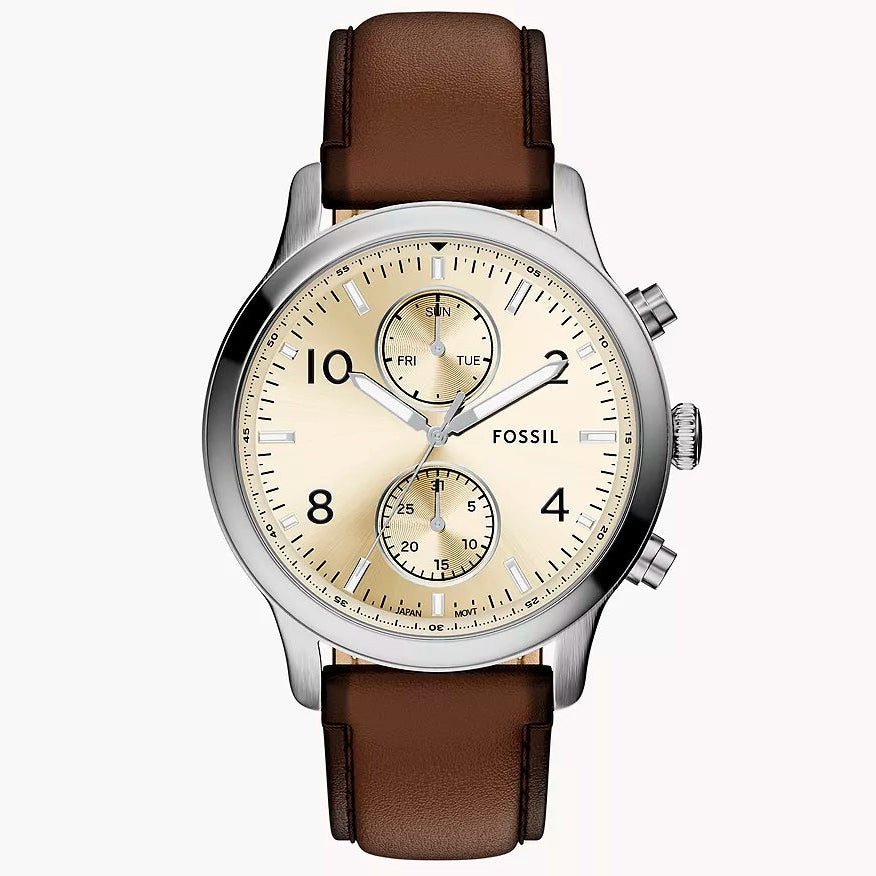 BQM7105 Reloj Fossil Bennett de hombre pulsera de cuero