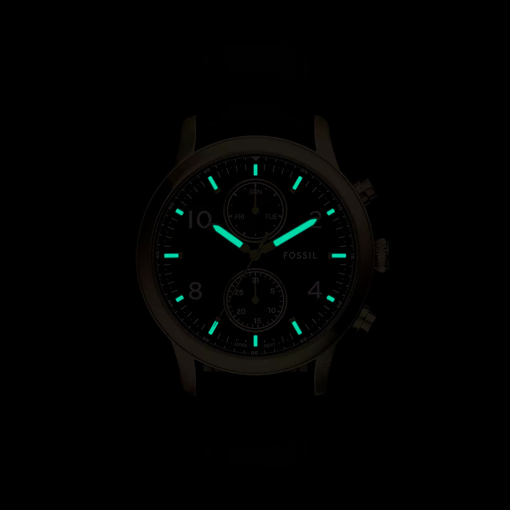 BQM7106 Reloj Fossil Bennet de hombre pulsera de cuero