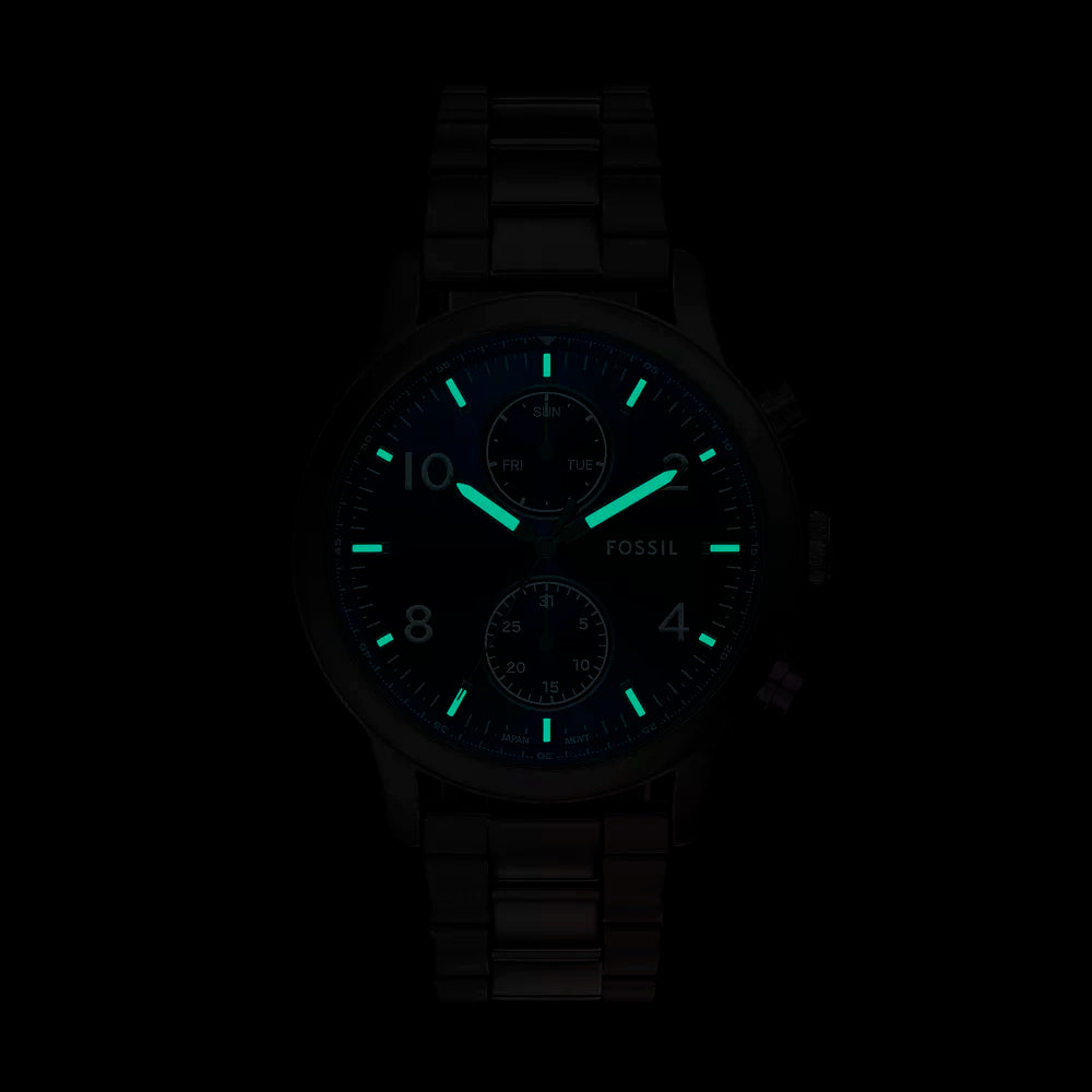 BQM7107 Reloj Fossil Bennet de hombre pulsera de metal