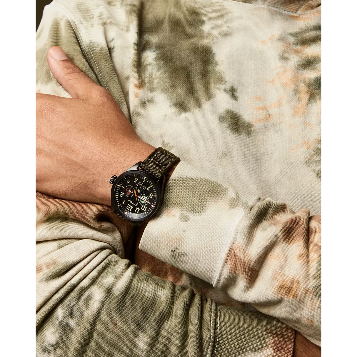 BU2058-00W Citizen Boba Fett Star Wars Eco-drive de hombre pulsera de tela