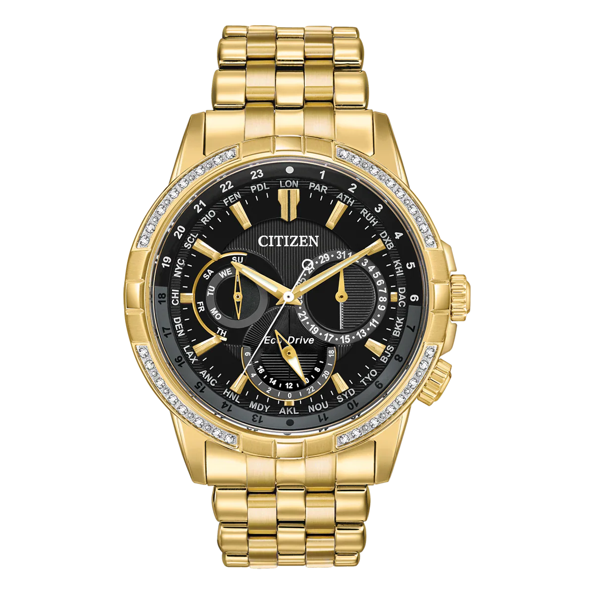BU2082-56E Reloj Citizen Eco-Drive de caballero banda de acero inoxidable