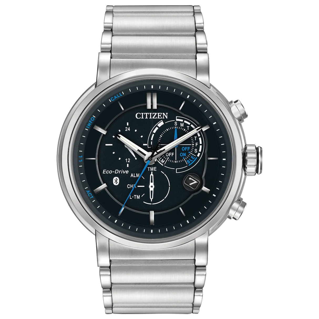 BZ1000-54E Citizen Proximity de hombre pulsera de metal Eco-drive