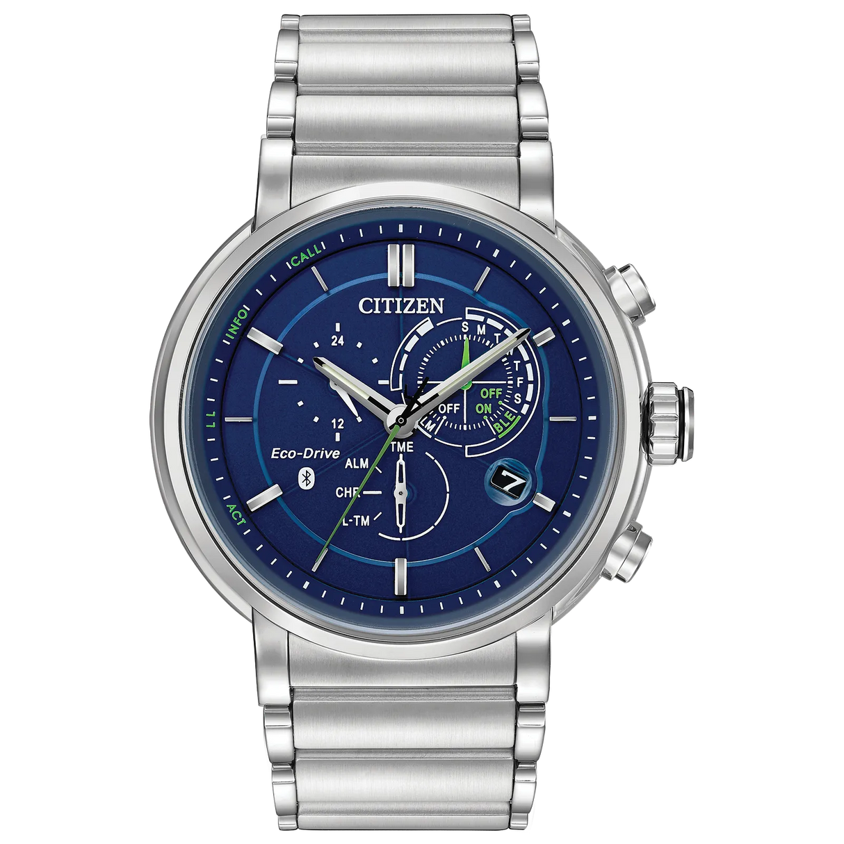 BZ1000-54L Citizen Proximity de hombre pulsera de metal Eco-drive