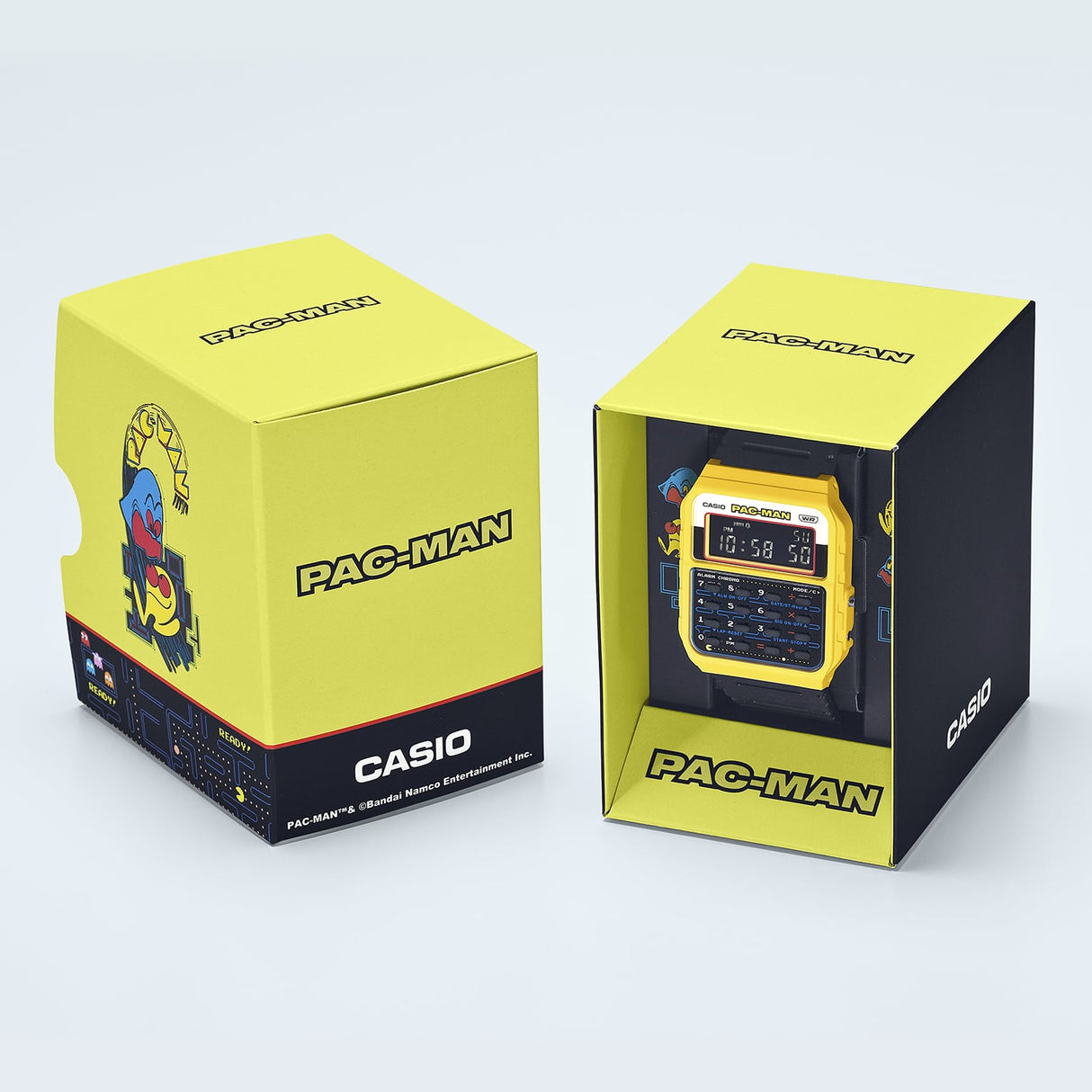 CA-53WPC-1B Casio reloj unisex pulsera de caucho Pac-Man