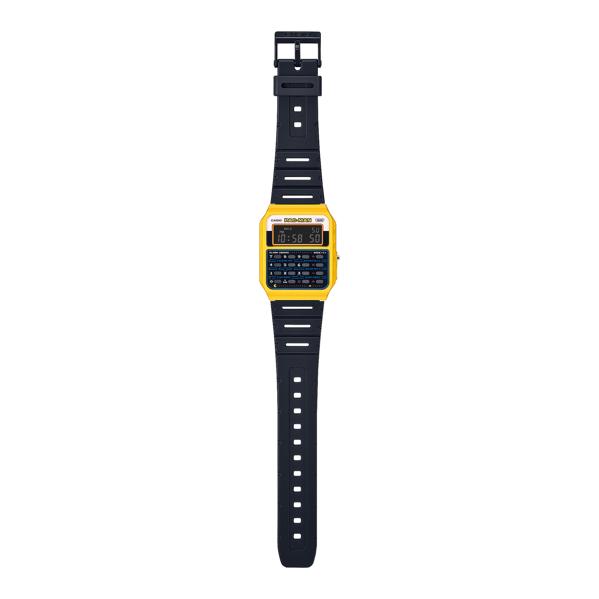 CA-53WPC-1B Casio reloj unisex pulsera de caucho Pac-Man