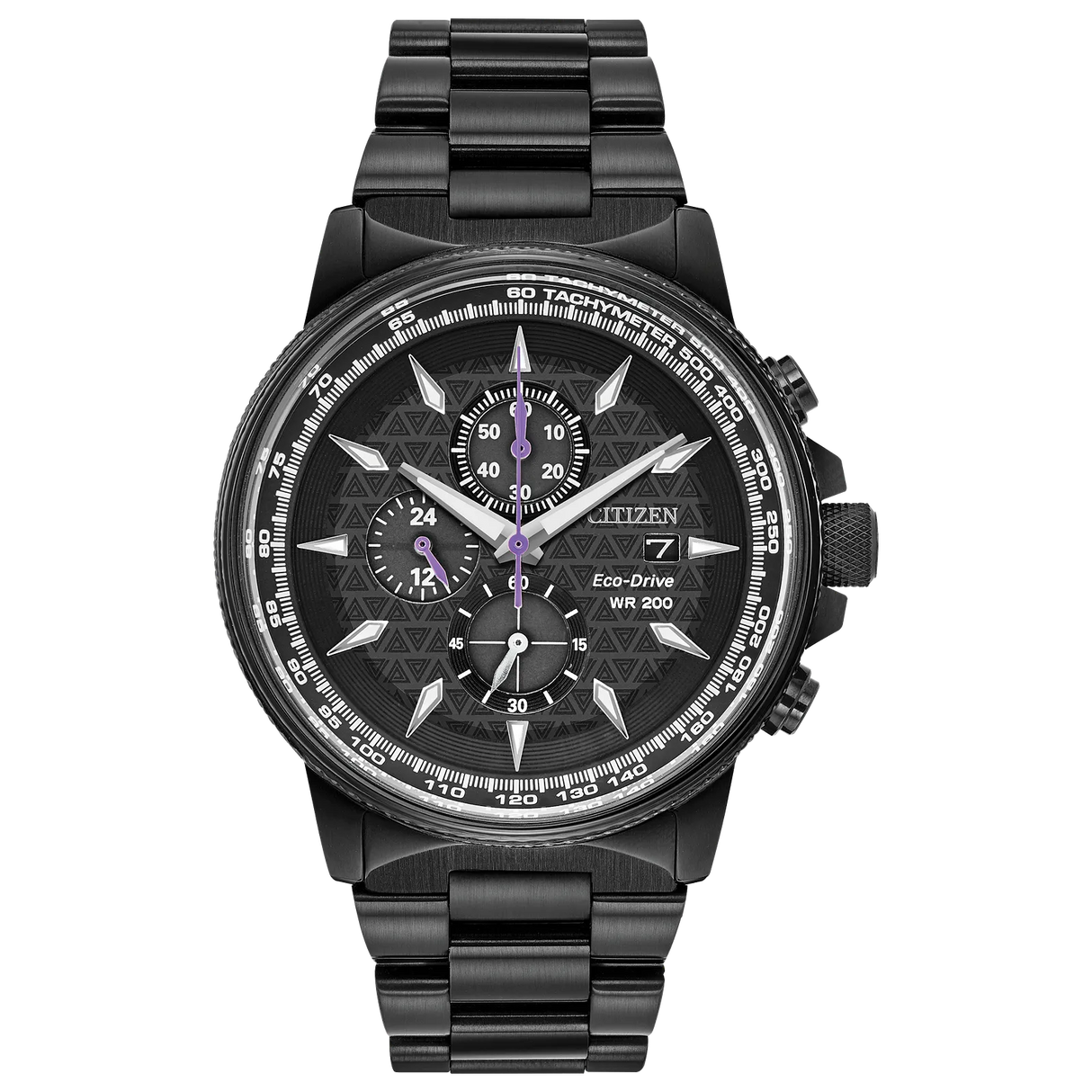 CA0297-52W Citizen Black Panther Marvel Eco-drive de hombre pulsera de metal