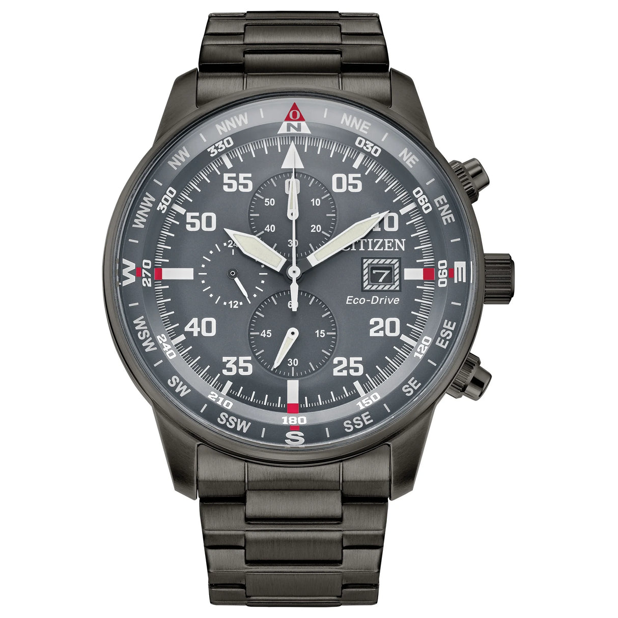 CA0696-57H Citizen Eco-Drive Chronograph de hombre correa de metal