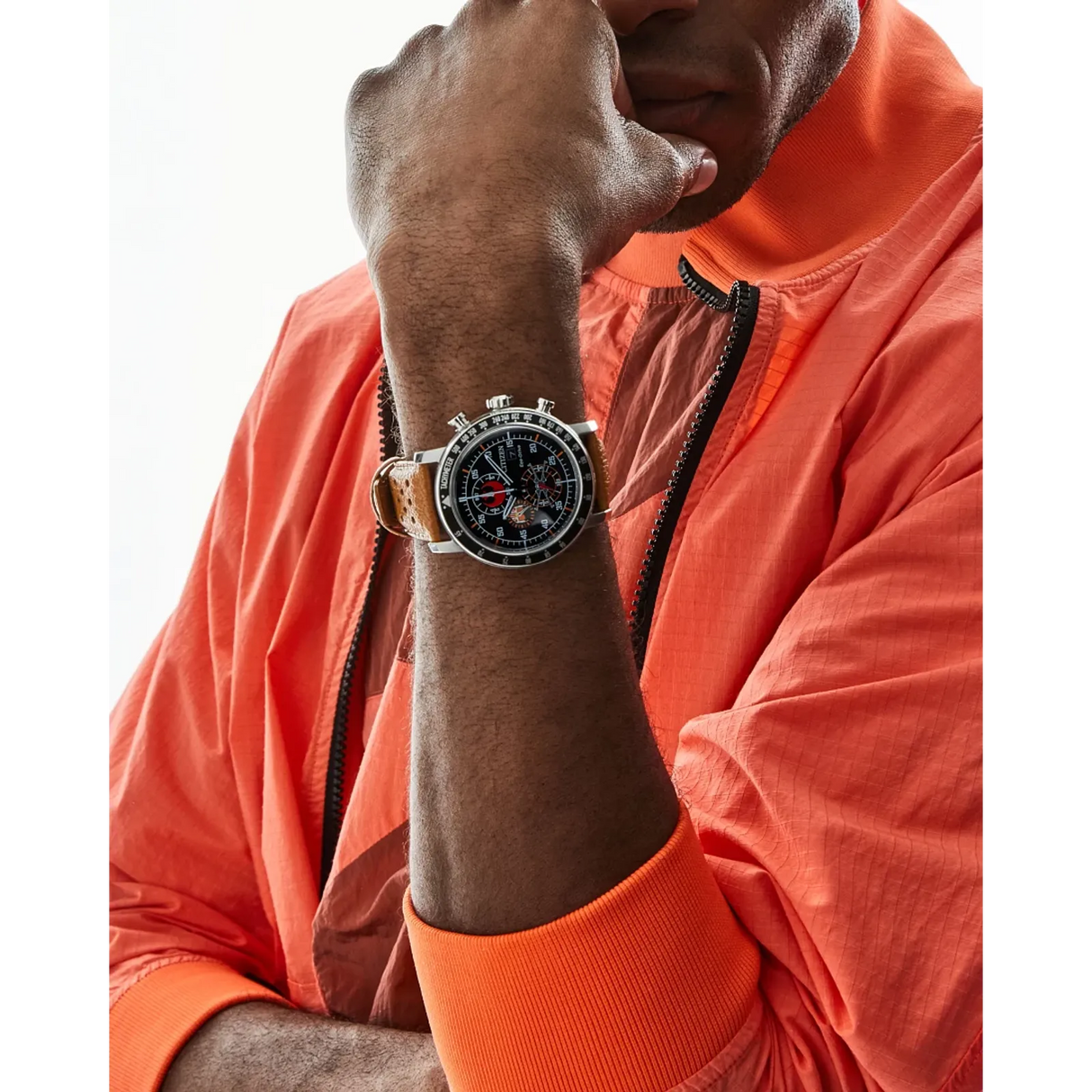 CA0761-06W Citizen Rebel Pilot Star Wars de caballero pulsera de cuero Eco-drive