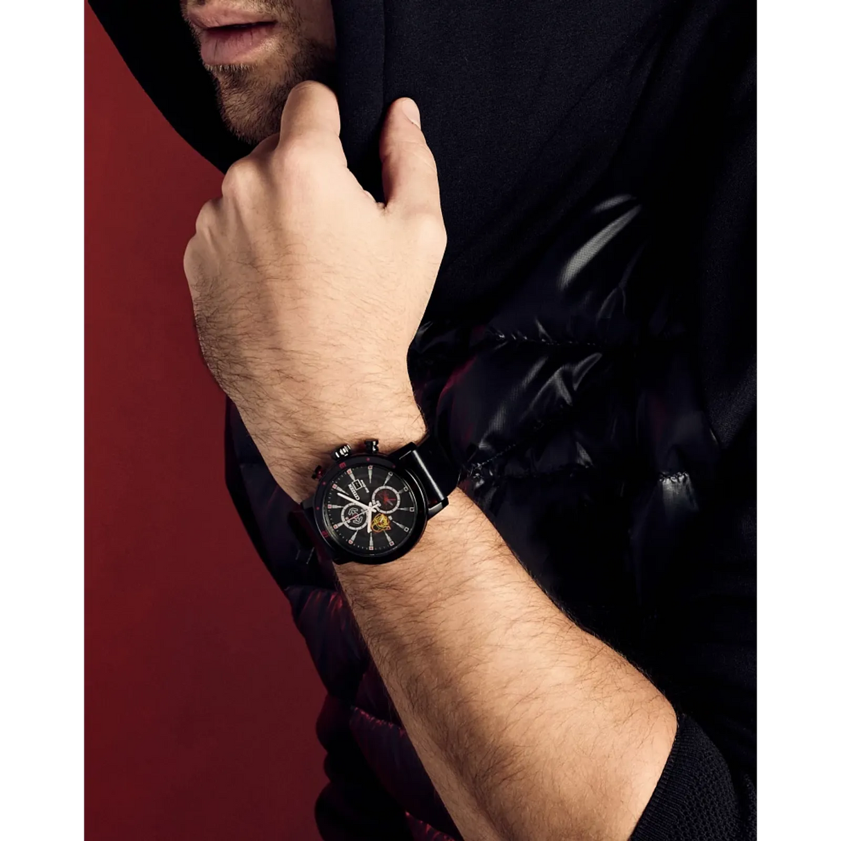 CA0769-04W Citizen Darth Vader Star Wars Eco-drive de hombre pulsera de cuero