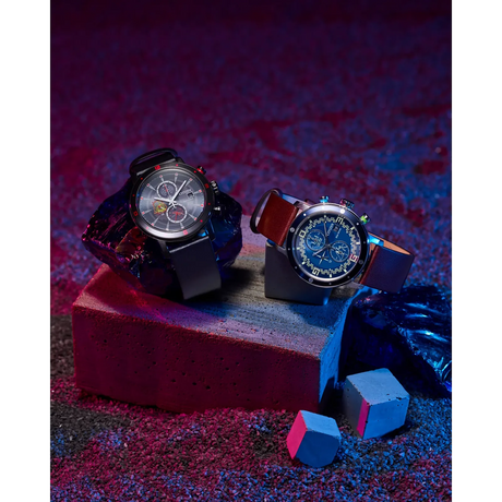 CA0769-04W Citizen Darth Vader Star Wars Eco-drive de hombre pulsera de cuero