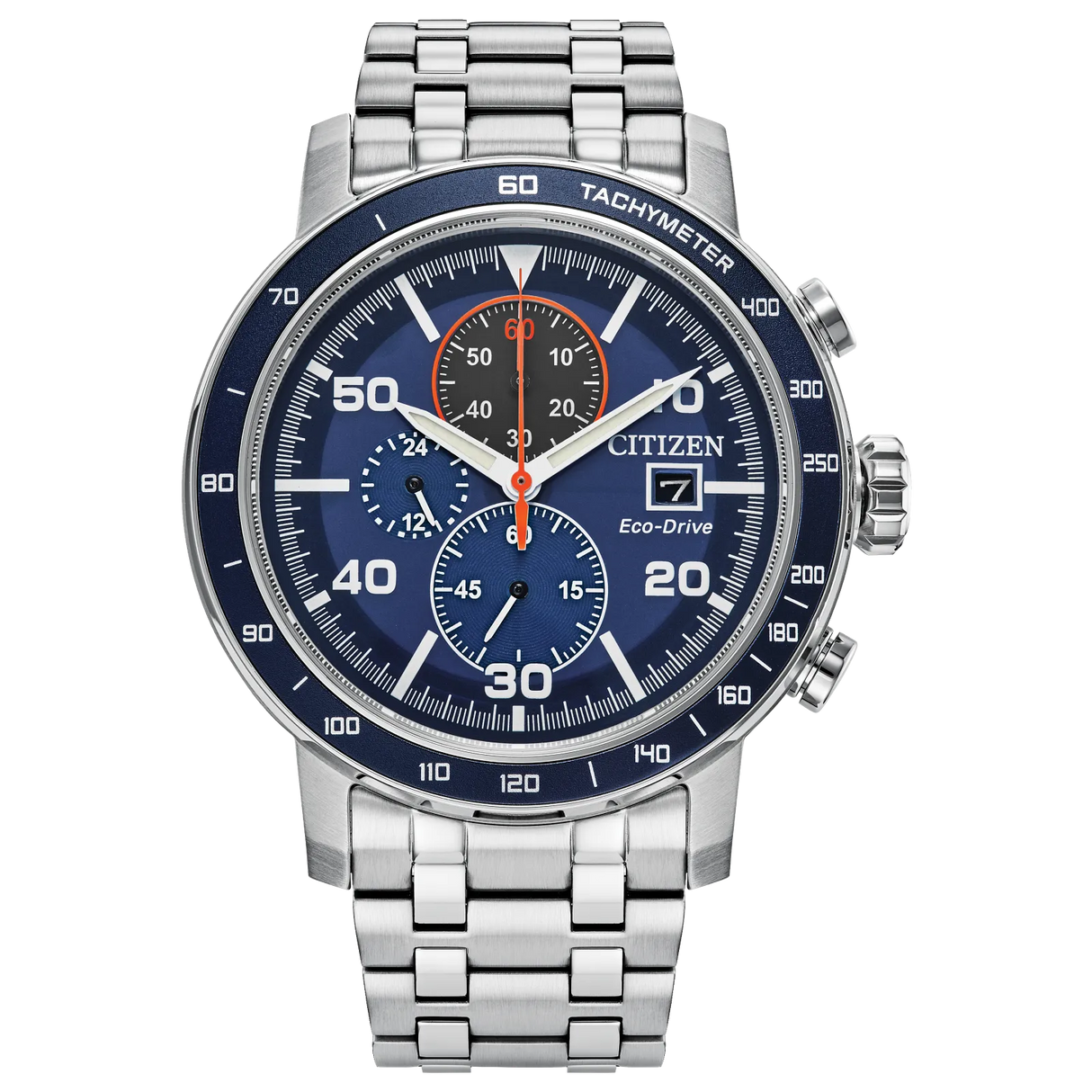 CA0850-59L Reloj Citizen Brycen de hombre pulsera de metal 44mm Eco-drive