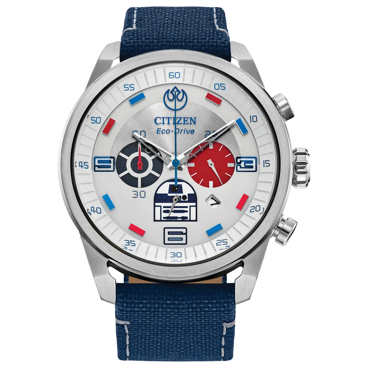 CA4219-03W Citizen R2-D2 de Star Wars pulsera tela Eco-drive
