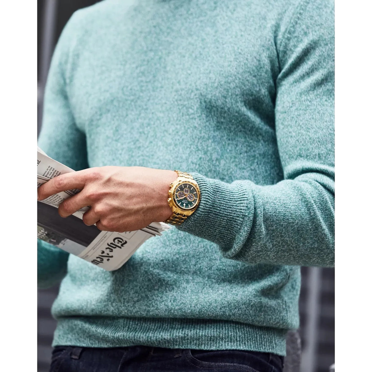 CA4542-59X Citizen Eco-drive para hombre pulsera de acero inoxidable