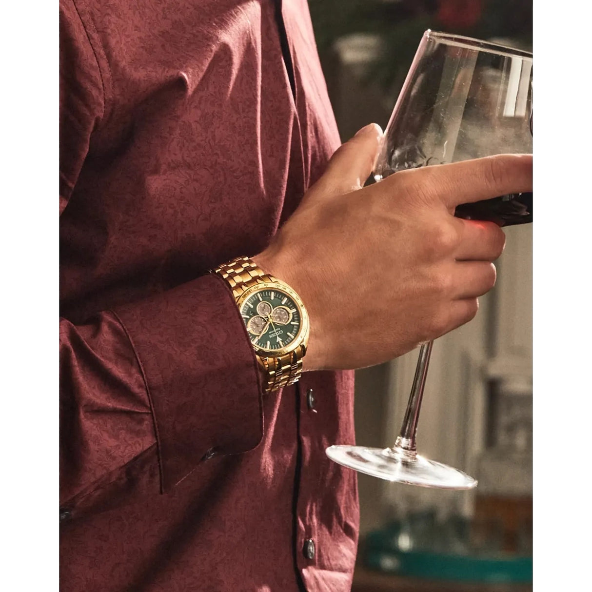 CA4542-59X Citizen Eco-drive para hombre pulsera de acero inoxidable