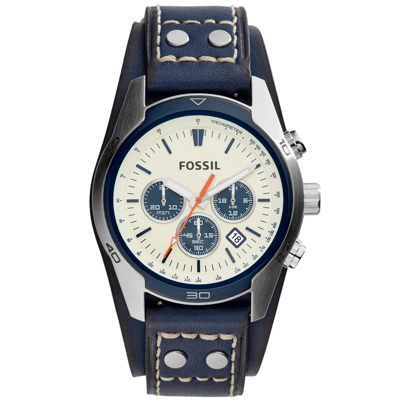 CH3051 Reloj Fossil Coachman de hombre correa de piel
