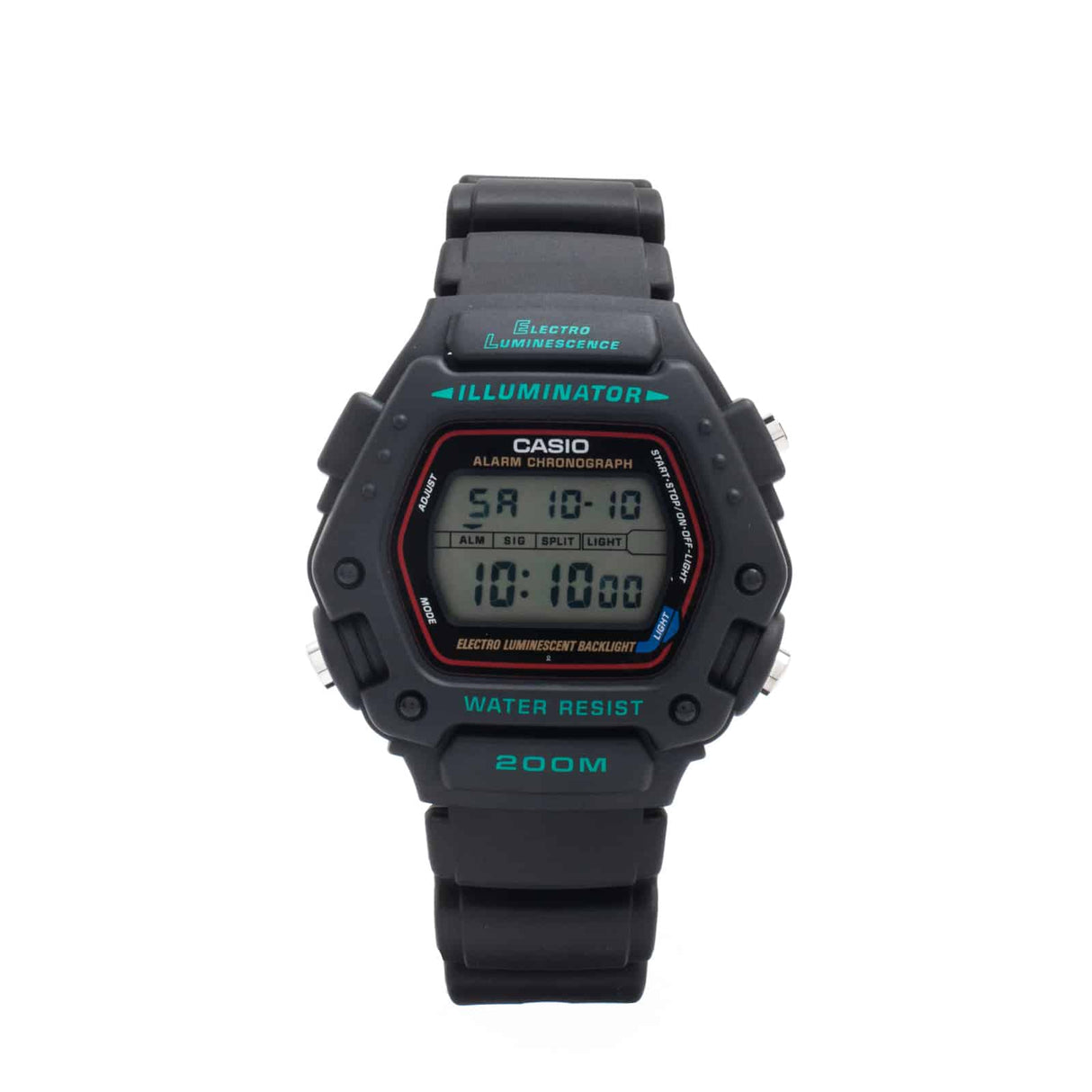 DW-290-1V Reloj Casio para Caballero, Illuminator Luz Electroluminiscente