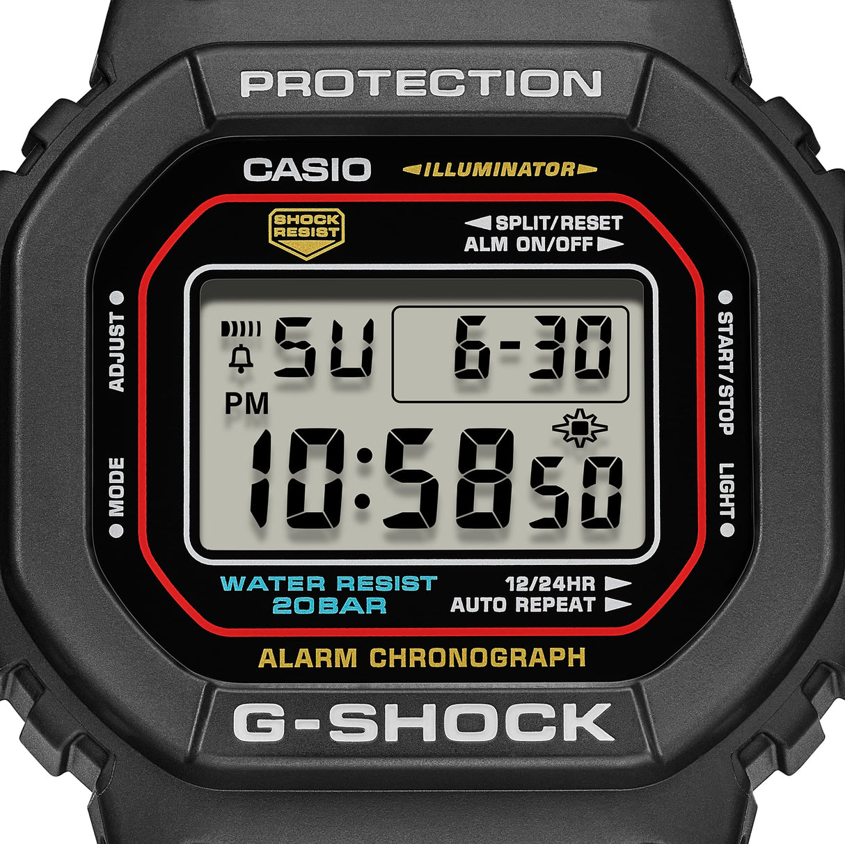 DW-5600RL-1 Reloj G-Shock de caballero pulsera de resina