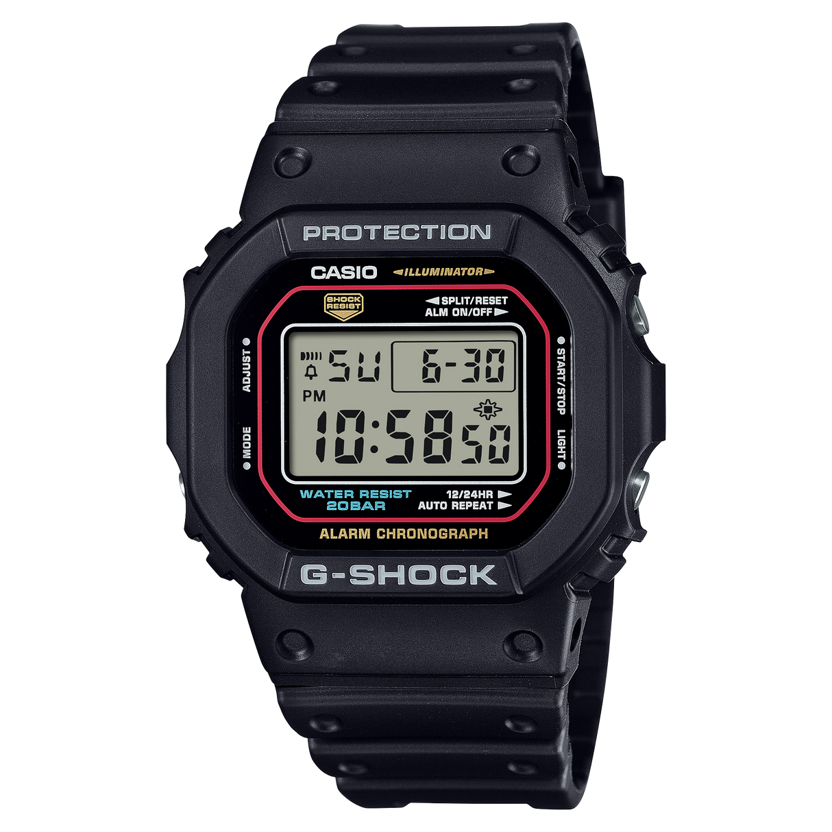 DW-5600RL-1 Reloj G-Shock de caballero pulsera de resina