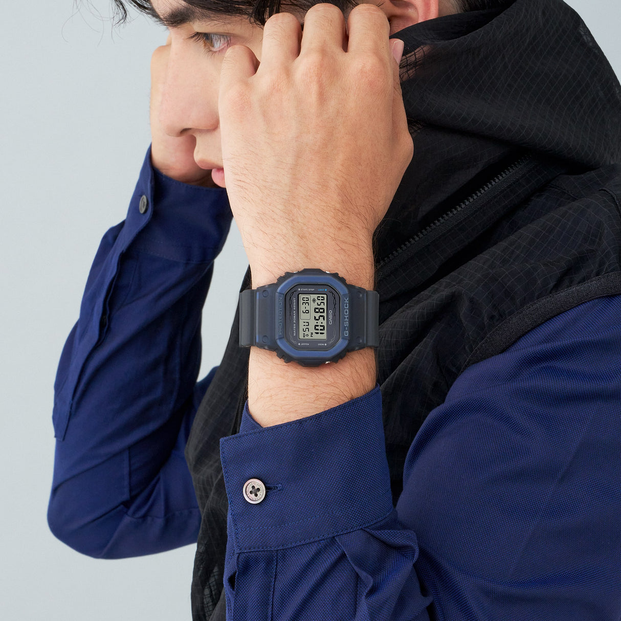 DW-5600RS-8 G-Shock Reloj para caballero pulsera de caucho