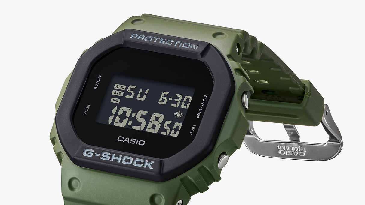 DW-5610UU-3 G-Shock reloj para caballero pulsera de caucho