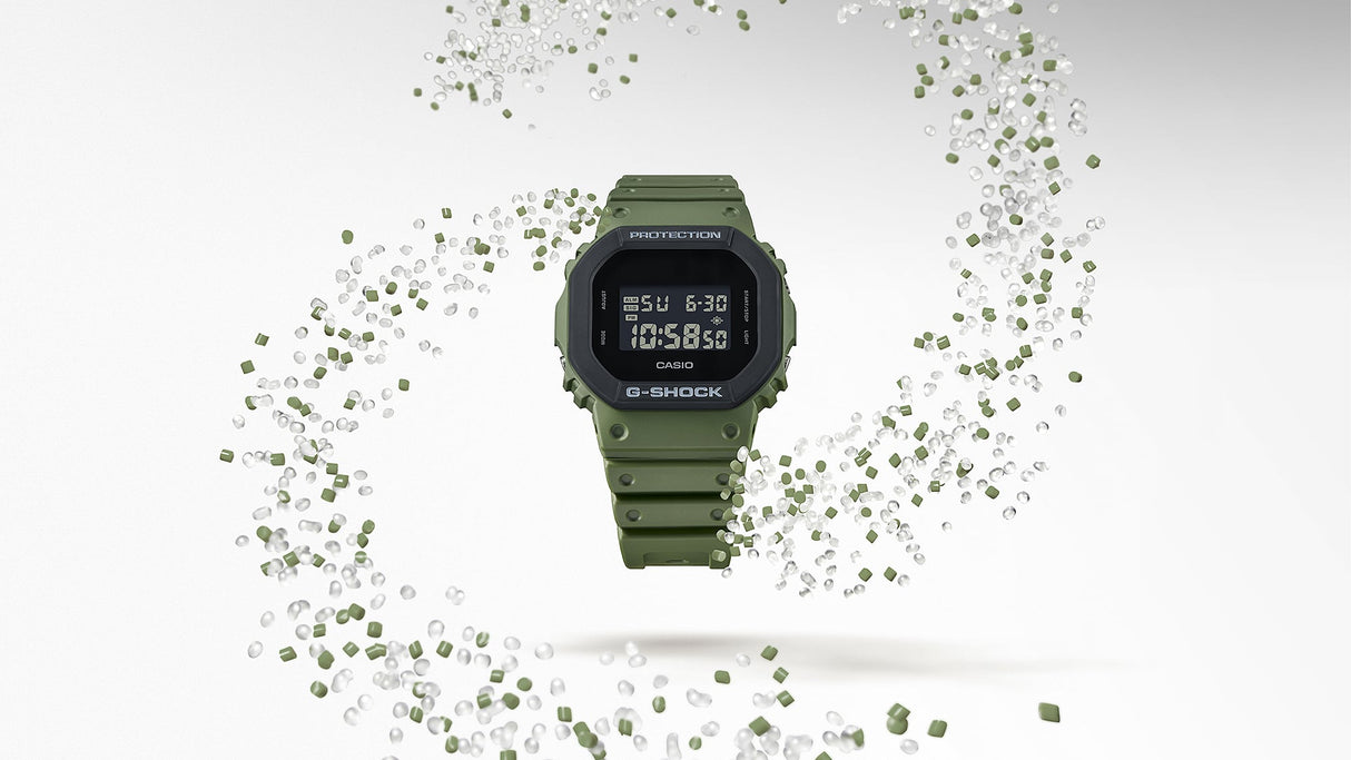 DW-5610UU-3 G-Shock reloj para caballero pulsera de caucho