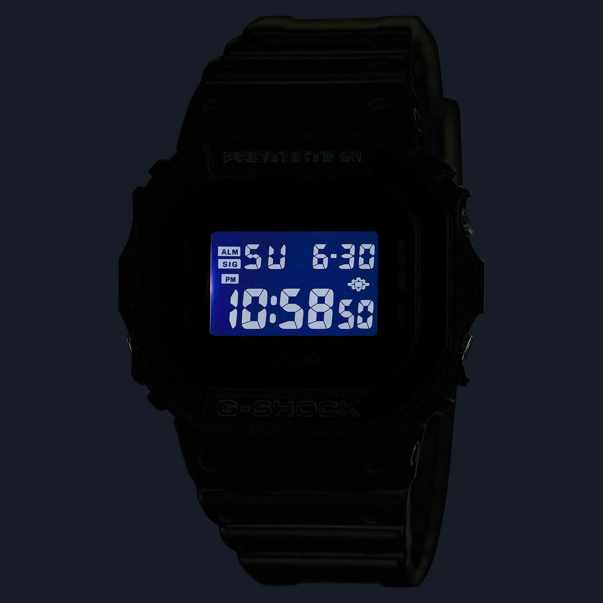 DW-5610UU-3 G-Shock reloj para caballero pulsera de caucho
