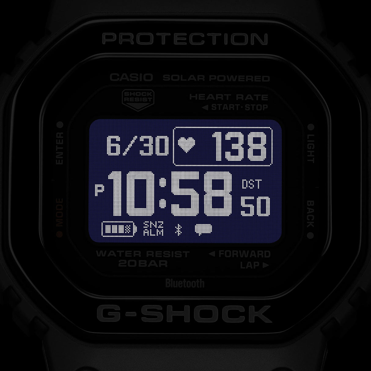 DW-H5600MB-1 Reloj G-Shock Bluetooth de caballero banda de resina