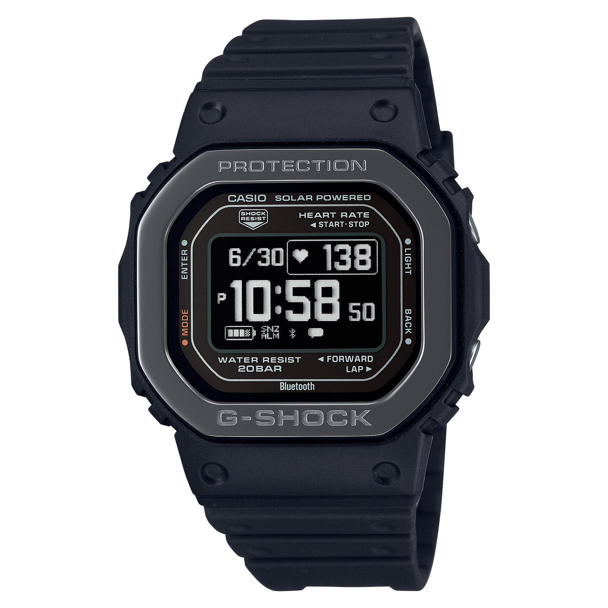 DW-H5600MB-1 Reloj G-Shock Bluetooth de caballero banda de resina