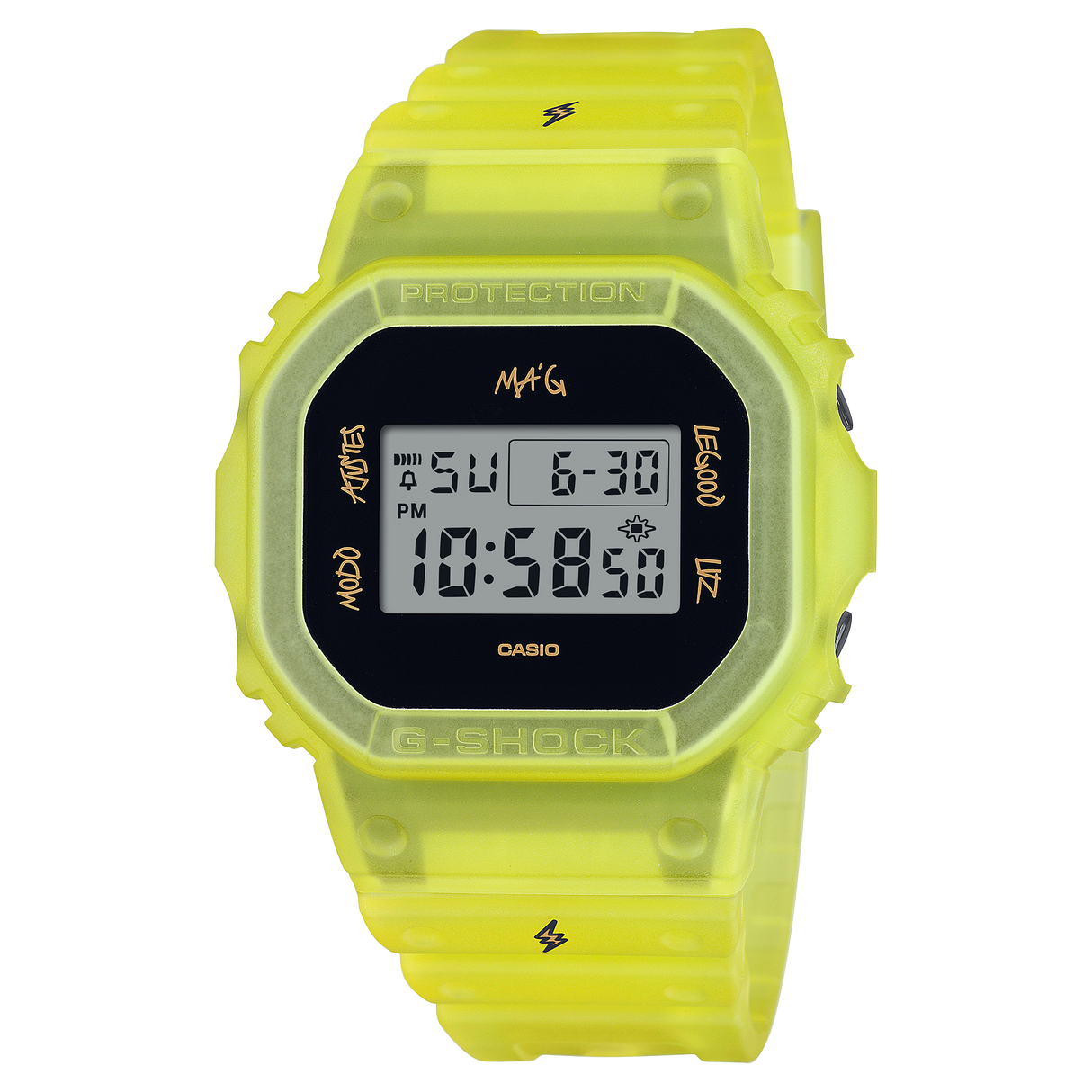 DWE-5600JB-1A9 Reloj Casio J Balvin de unisex correa de resina digital