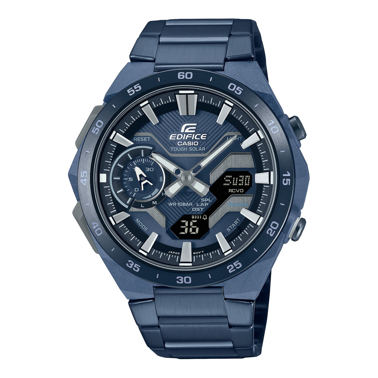 ECB-2200CB-2A Edifice Windflow Tough Solar Reloj para Hombre con Bluetooth