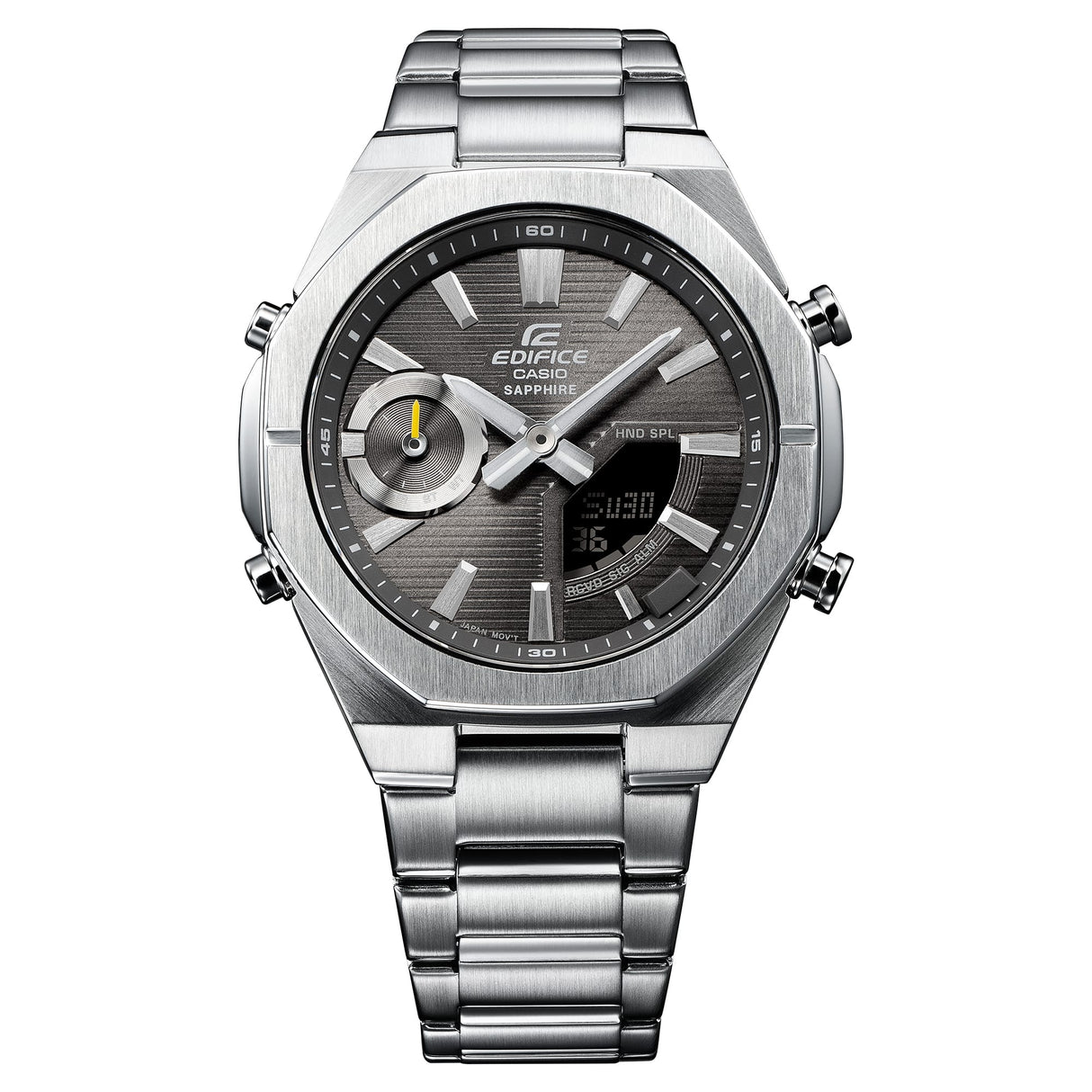 ECB-S10D-8A Edifice Bluetooth reloj de caballero pulsera de metal cristal zafiro