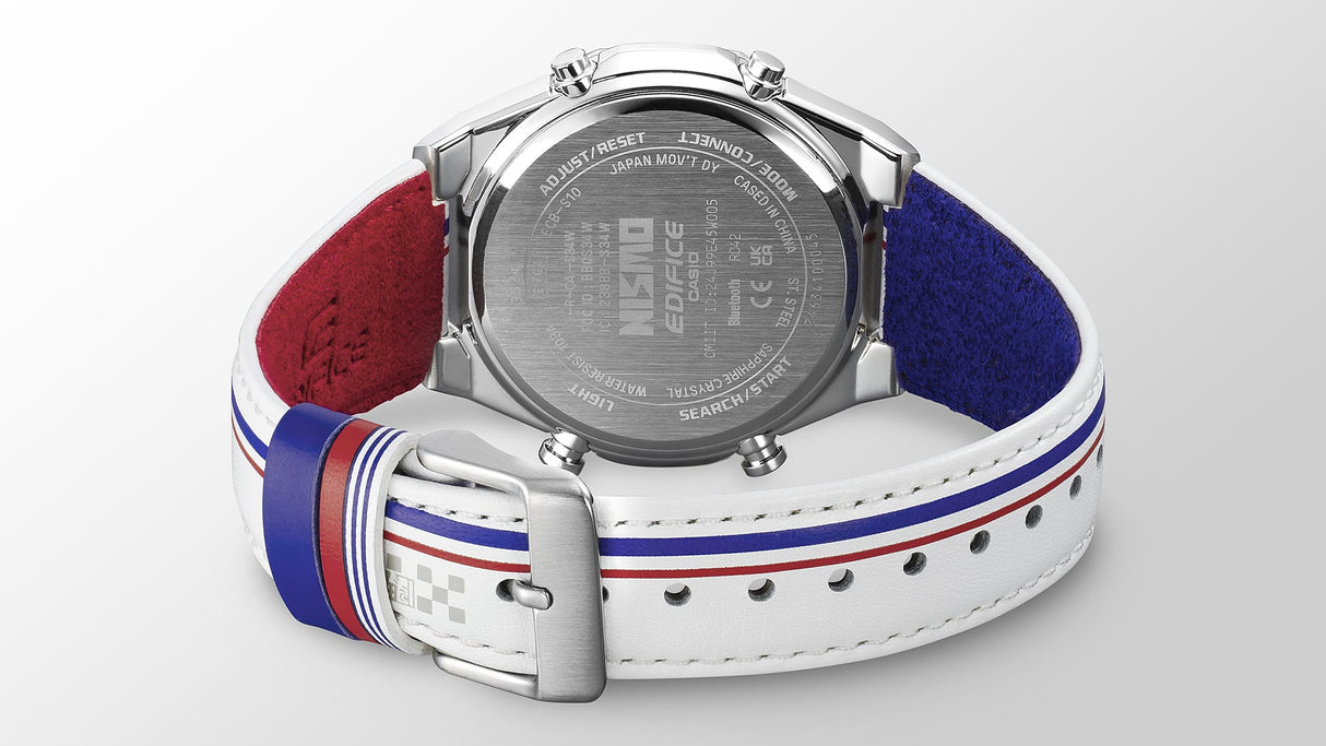 ECB-S10NIS-7A Reloj Edifice Nismo de hombre banda de piel
