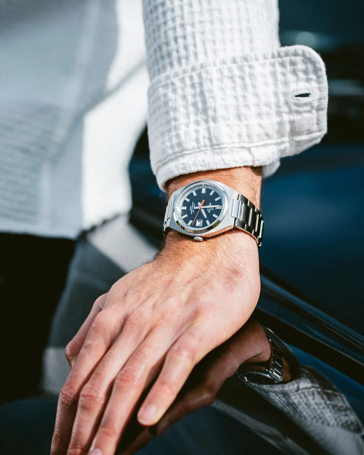 EFB-109D-1AV Reloj Edifice de caballero pulsera de metal cristal zafiro