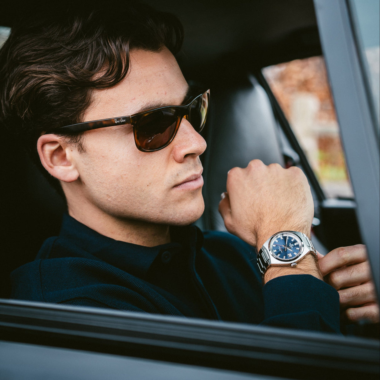 EFB-109D-2AV Edifice Reloj de hombre pulsera de metal cristal zafiro