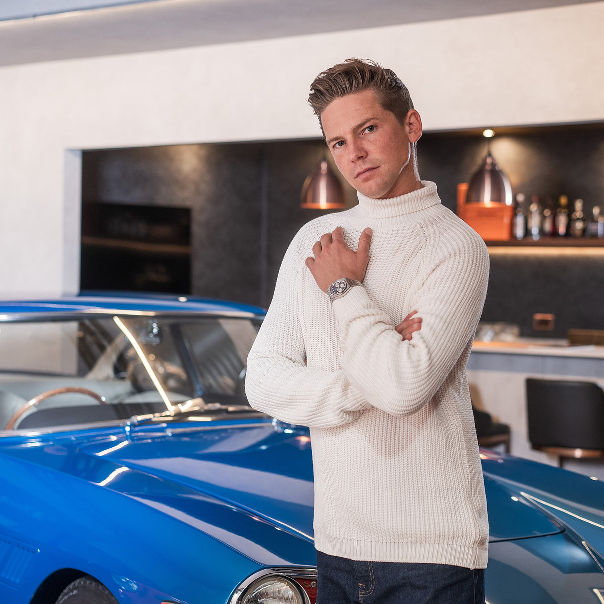 EFB-730D-2AVCF Reloj Edifice de hombre pulsera de metal 47 mm cristal zafiro