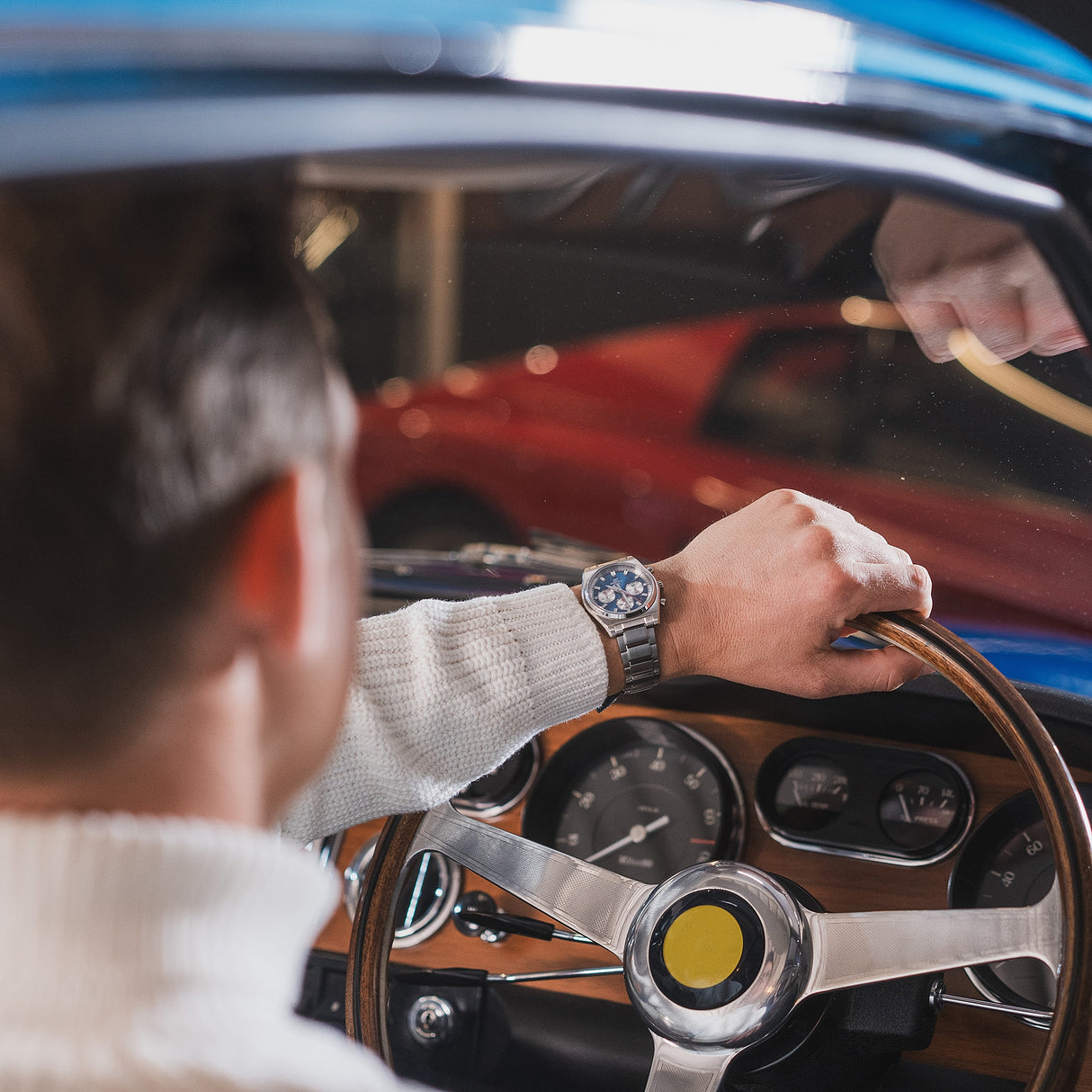 EFB-730D-2AVCF Reloj Edifice de hombre pulsera de metal 47 mm cristal zafiro