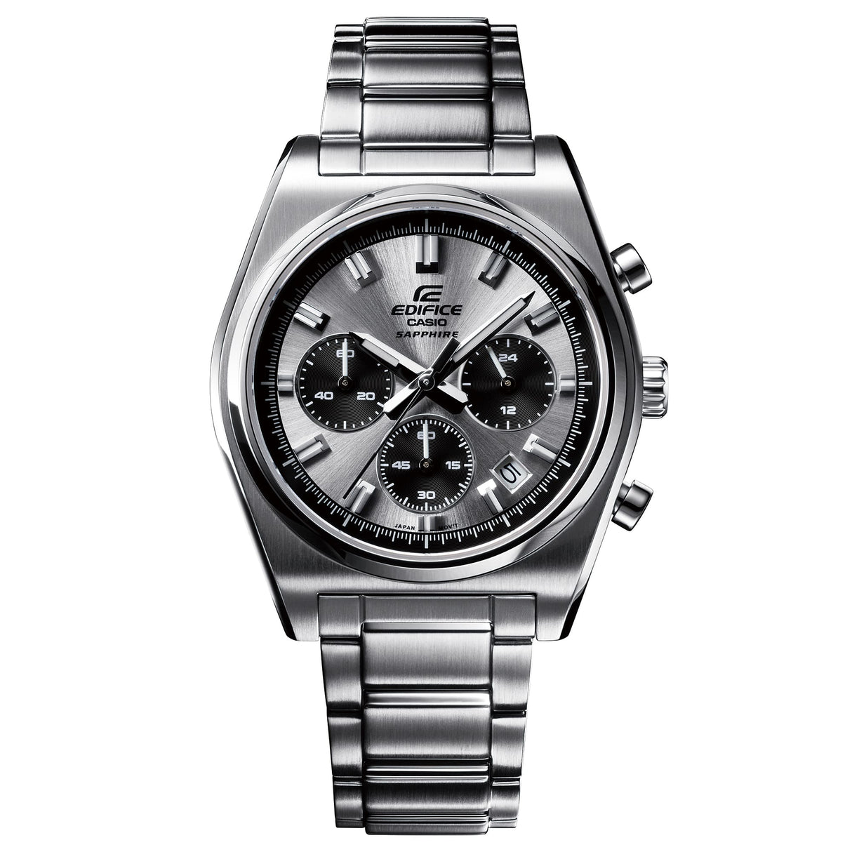 EFB-730D-7AVCF Reloj Edifice Sapphire de hombre pulsera de metal 47 mm cristal zafiro