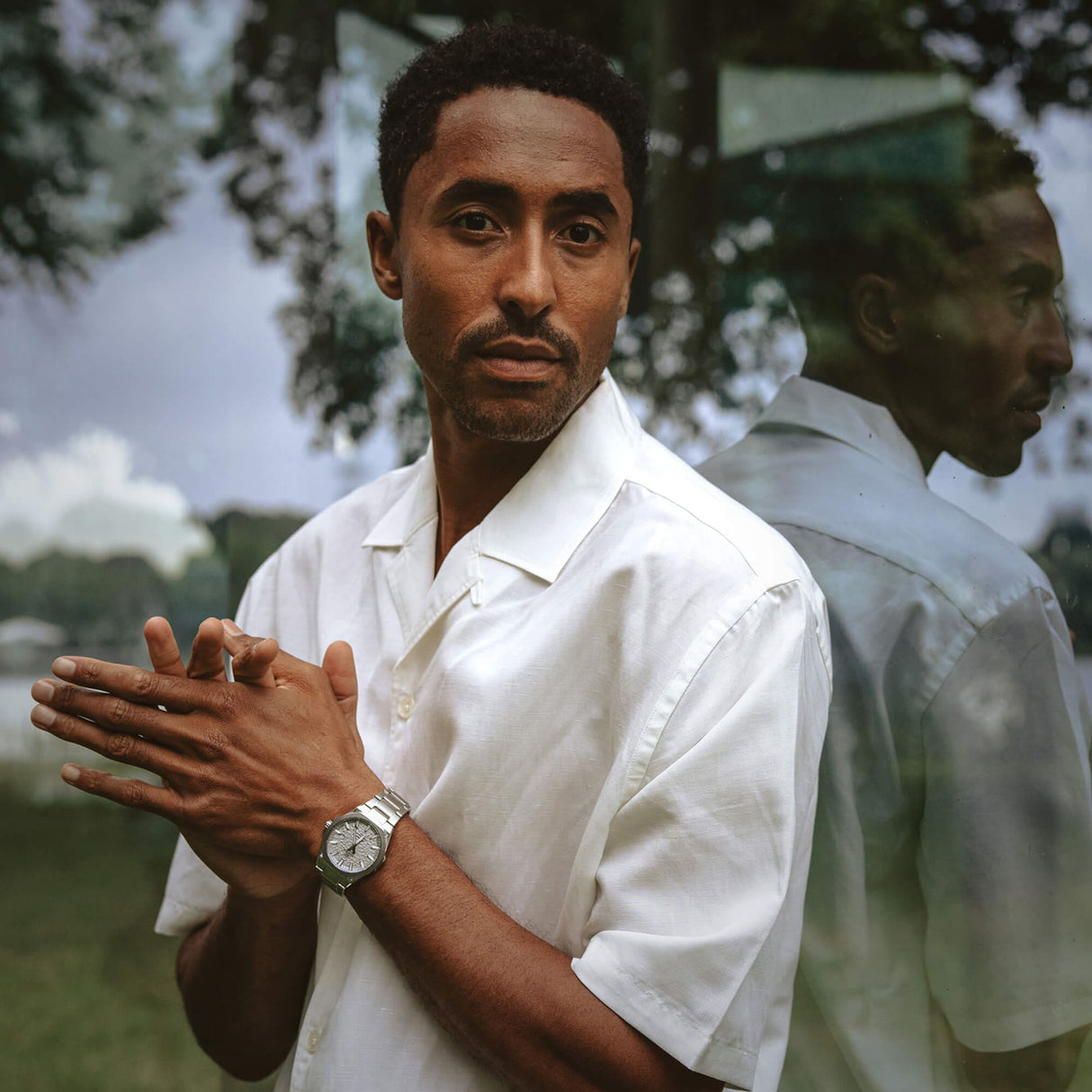 EFR-S108DE-8AV Reloj Edifice de hombre pulsera de metal 44 mm cristal zafiro