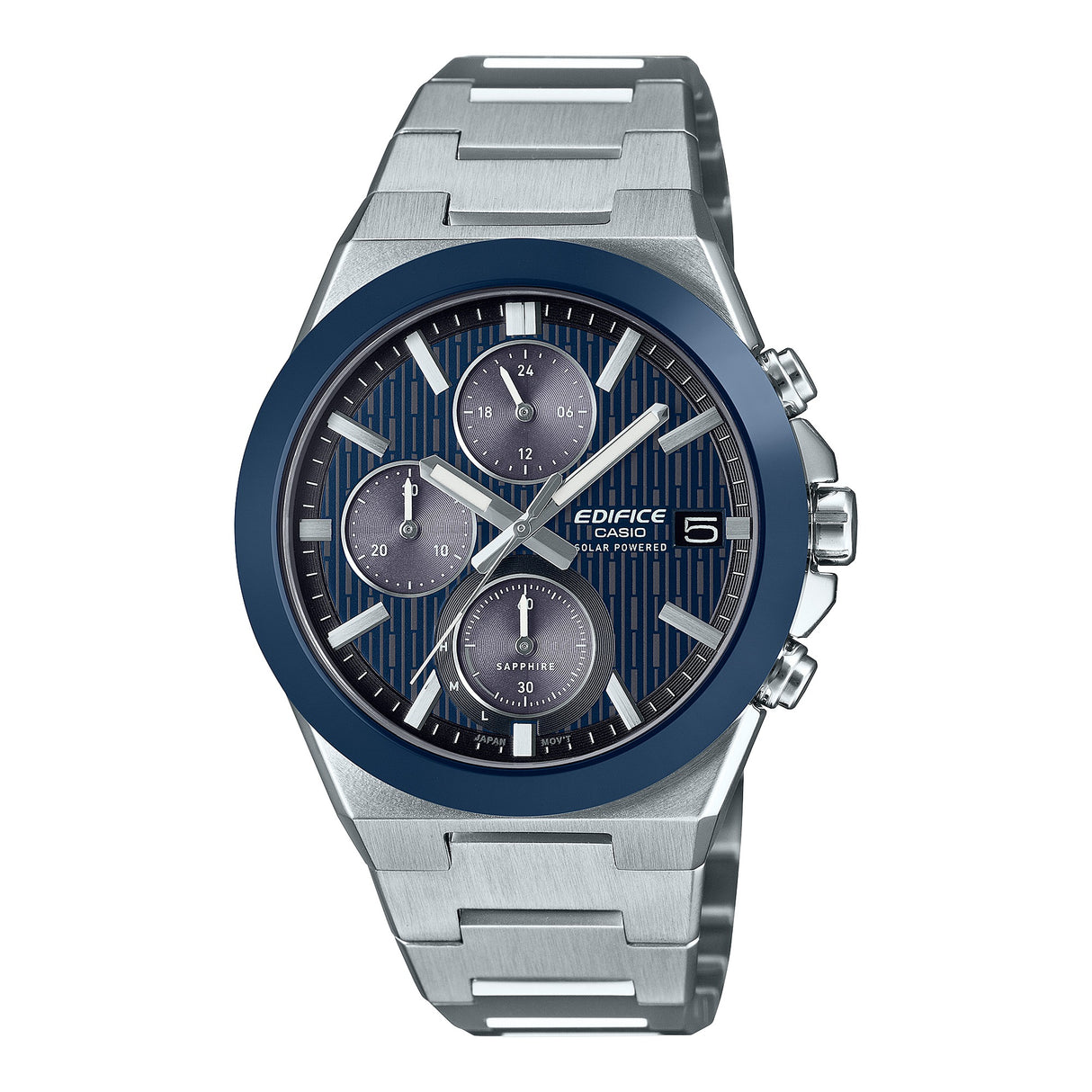 EFS-S650D-2A Reloj Edifice de hombre pulsera de metal cristal zafiro