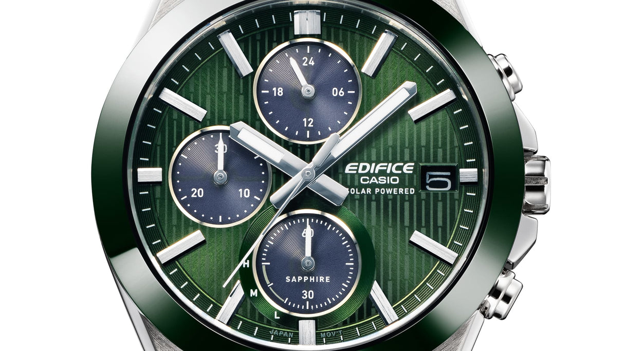 EFS-S650D-3A Reloj Edifice de hombre banda de metal cristal zafiro